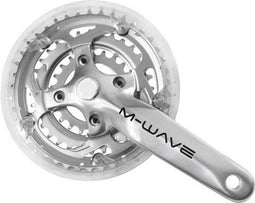 M-Wave Crankstel 7/8-Speed | 44-32-22T | Zilver | Vlak