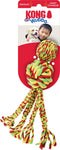 Kong Wubba Weaves - Touwspeelgoed - Piepende geluid - Multicolor