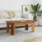 vidaXL - Salontafel - 100x60x42 - cm - bewerkt - hout - oud - houtkleurig