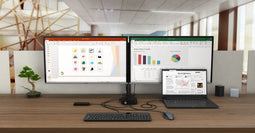 i-tec USB-C Dual Display Docking Station - 2x 4K Monitor ondersteuning - Power Delivery 65W