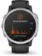 Garmin fēnix 6S Solar - Smartwatch - Zonne-energie - Zilver (Zwart)
