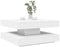 vidaXL - Salontafel - 360 - graden - draaibaar - 70x70x34,5 - cm - wit