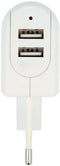 Skross 2.800111 - USB-oplader - 2x USB-A - Wit