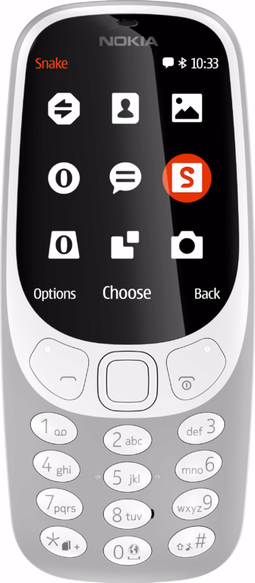 Nokia 3310 (2017) - Mobiele telefoon - 2,4" LCD - Grijs