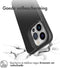 iMoshion Hoesje Geschikt voor iPhone 13 Pro Max Hoesje Shockproof - iMoshion Rugged Hybrid Carbon Case - Zwart