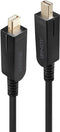 Lindy 38480 - DisplayPort-kabel Mini DisplayPort 10 m 8K UHD - Zwart