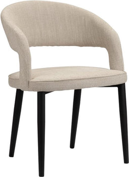 Pole to Pole - Tusk stoel - Chenille - Beige - Brandvertragend