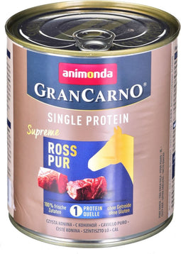ANIMONDA GranCarno Single Protein smaak: paardenvlees - blik 800g