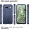 imoshion Hoesje Geschikt voor Google Pixel 8a Hoesje Siliconen - imoshion Rugged Shield Backcover - Donkerblauw