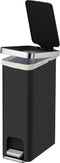 EKO Hana Slim - Pedaalemmer 40L - Soft Close - Zwart
