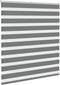 vidaXL - Zebra - rolgordijn - 130x150 - cm - stofbreedte - 125,9 - cm - donkergrijs