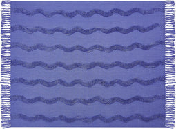 KHARI - Plaid - Violet - 125 x 150 cm - Katoen