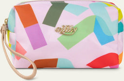 Oilily Puck - Make-up tas - Dames - Ritssluiting - Waterafstotend - Beige - One size