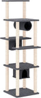 vidaXL - Kattenmeubel - met - sisal - krabpalen - 169 - cm - donkergrijs