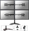 Neomounts NM-D335D4BLACK - Monitorarm - Geschikt voor 4 schermen t/m 27