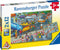 Ravensburger puzzel Werk aan de weg - Twee puzzels - 12 stukjes - kinderpuzzel