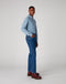 Wrangler Texas Low Stretch Best Rocks - Heren Jeans - Regular fit - Blauw - Maat 36/32