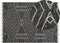 KHENIFRA - Laagpolig vloerkleed - Zwart - 160 x 230 cm - Katoen