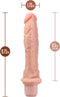 DR. SKIN SILICONE DR. RICHARD 9 INCH VIBRATING DILDO BEIGE