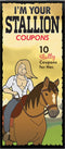 Kheper Games Love Games IM YOUR STALLION COUPONS Zwart