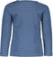 Bampidano Denzel - Baby Jongens T-shirt - Lange mouw - Stone blue stripe