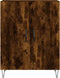 vidaXL - Dressoir - 69,5x34x90 - cm - bewerkt - hout - gerookt - eikenkleurig