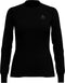 Odlo Warm Shirt L/S Crew W Sportshirt - Maat M - Vrouwen - zwart