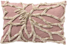 Dutch Decor LIVIA - Kussenhoes 40x60 cm Pale Mauve - oudroze - met rits - zonder binnenkussen