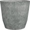 Mica Decorations Rio Plantenbak - H40 x Ø45 cm - Poly - Donkergrijs