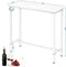 Eugad Bartafel Hoog Consoletafel - Zwart - 100 x 40 x 100 cm