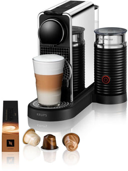 Krups Nespresso CitiZ Platinum & Milk - Koffiemachine met Aeroccino3 - RVS