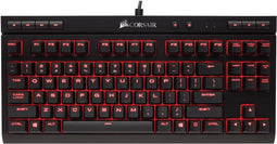 Corsair K63 - Compact Mechanisch Gaming Toetsenbord - Cherry MX Red - Rood LED Verlichting