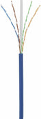 Renkforce RF-5043876 RJ45 Netwerkkabel, patchkabel CAT 6 U/UTP 1.00 m Blauw Snagless, Halogeenvrij 1 stuk(s)