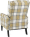 vidaXL Fauteuil stof groen