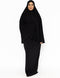 Khimaar Premium Jersey- Zwart - Gebedskleding Dames - Eid- Islamitische Kleding - Khimar - Jilbab - Vrouw - Abaya - OneSize - Zwart