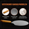 Inpro Pizzaschep RVS - Rond - Houten handvat - 30 cm diameter - Vaatwasbestendig