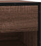 vidaXL - Schoenenbank - 60x40x53,5 - cm - bewerkt - hout - en - metaal - bruin - eiken