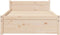 vidaXL - Bedframe - massief - hout - 100x200 - cm