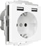 2USB InCharge PRO 55 EU 12W 2,4A - Glossy White