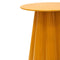 Kick bijzettafel Ida - Modern design - Sculpturaal onderstel - Okergeel