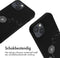 iMoshion Hoesje Geschikt voor iPhone 13 Hoesje Met Koord - iMoshion Siliconen design hoesje met koord - Zwart / Dandelion Black