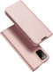 Dux Ducis - Slim bookcase hoes - Geschikt voor Samsung Galaxy A02s - Rose Goud