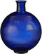 Mica Decorations Firenza - Bol vaas - Gerecycled glas - Donker blauw - 34 x 42 cm