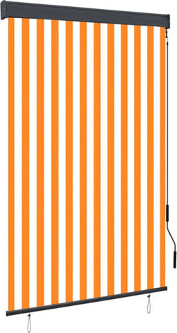 vidaXL-Rolgordijn-voor-buiten-120x250-cm-wit-en-oranje