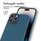 Accezz Leather Backcover - MagSafe - iPhone 14 Pro Max - Donkerblauw
