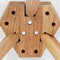 vidaXL - Koffietafelset - in - Massief - Walnoot - en - Engineered - Hout