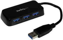 Startech.com ST4300MINU3B - 4-poorts USB 3.2 hub - 5Gb/s - Zwart