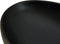 vidaXL - Opzetwasbak - ovaal - 59x40x14 - cm - keramiek - grijs - en - zwart