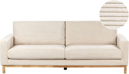 SIGGARD - Driezitsbank - Lichtbeige - Corduroy