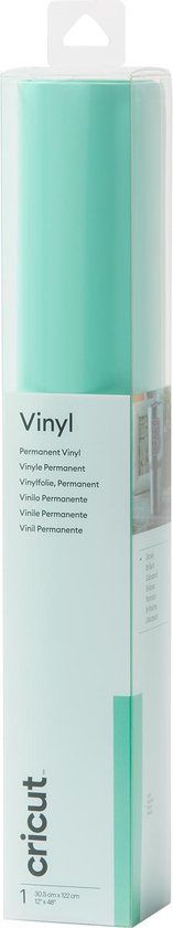 Cricut Premium Vinyl - Permanent 30x120cm - Water- en UV-bestendig - Munt
